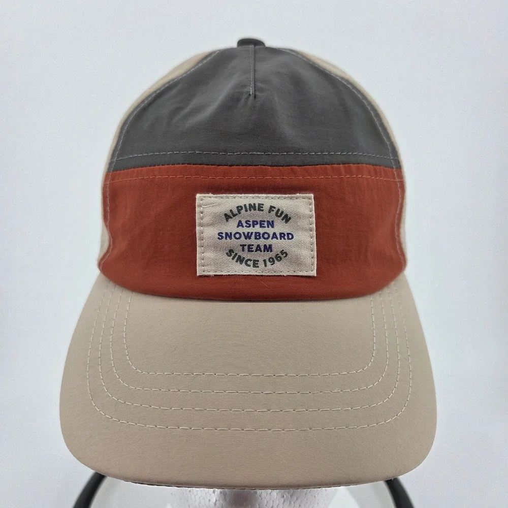 NWT Child Cottonon.com Alpine Fun Aspen Snowboard Team Kids Hat Cap Beige